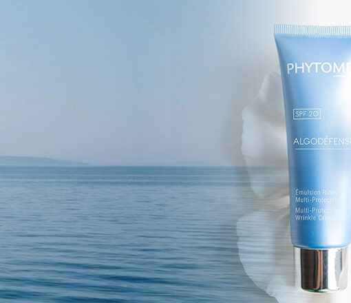 Meer mit einer Phytomer Kosmetik Tube