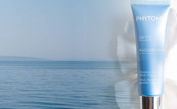 Meer mit einer Phytomer Kosmetik Tube